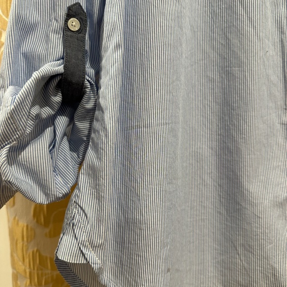 tommy hilfiger striped button down heritage shirt - Picture 3 of 4